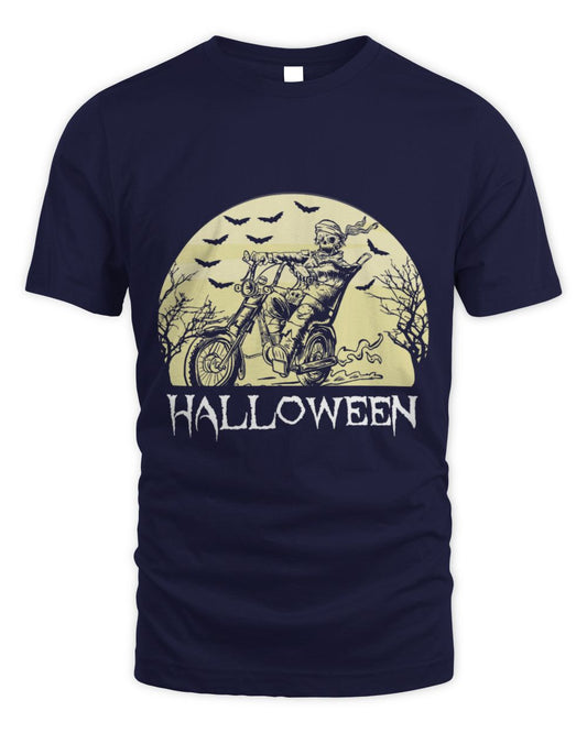 Cute Skull Halloween Skeleton Biker Undead Motorcycle Biking Rider 09
