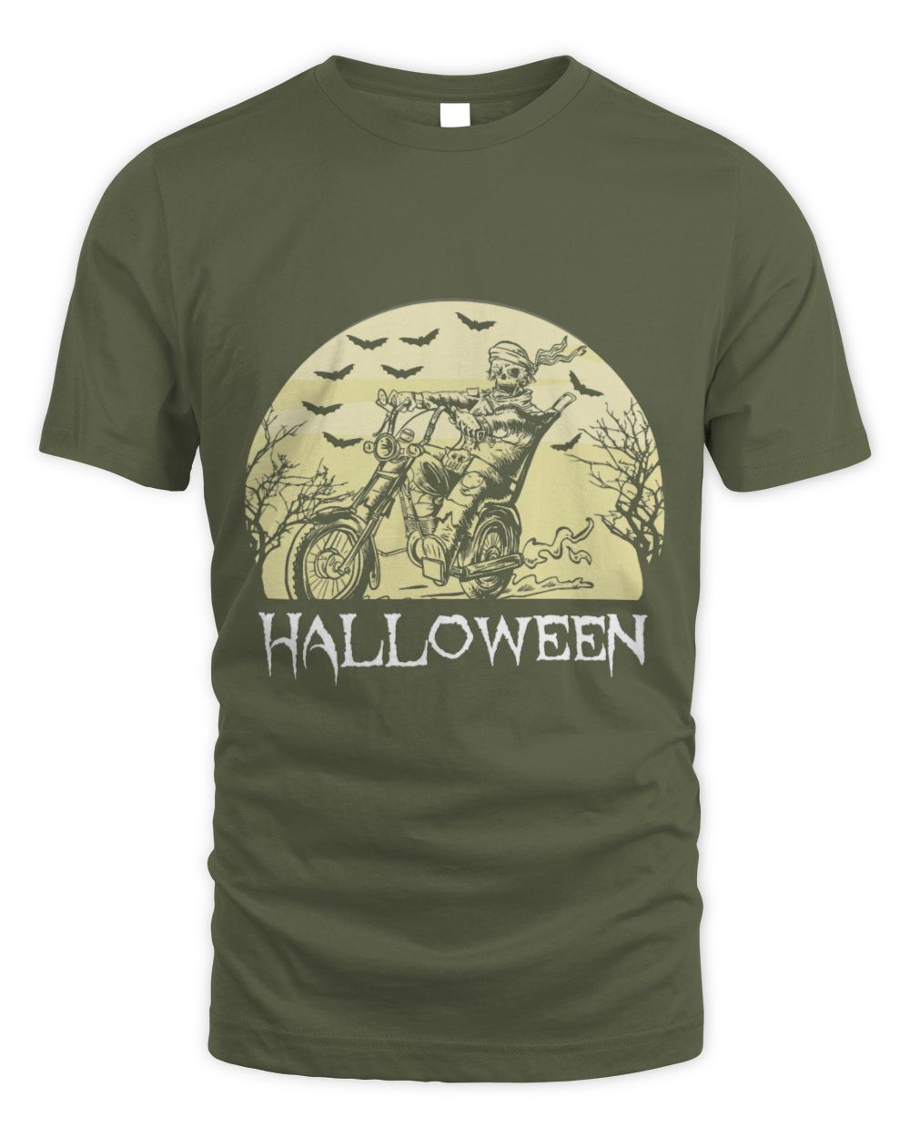 Cute Skull Halloween Skeleton Biker Undead Motorcycle Biking Rider 09
