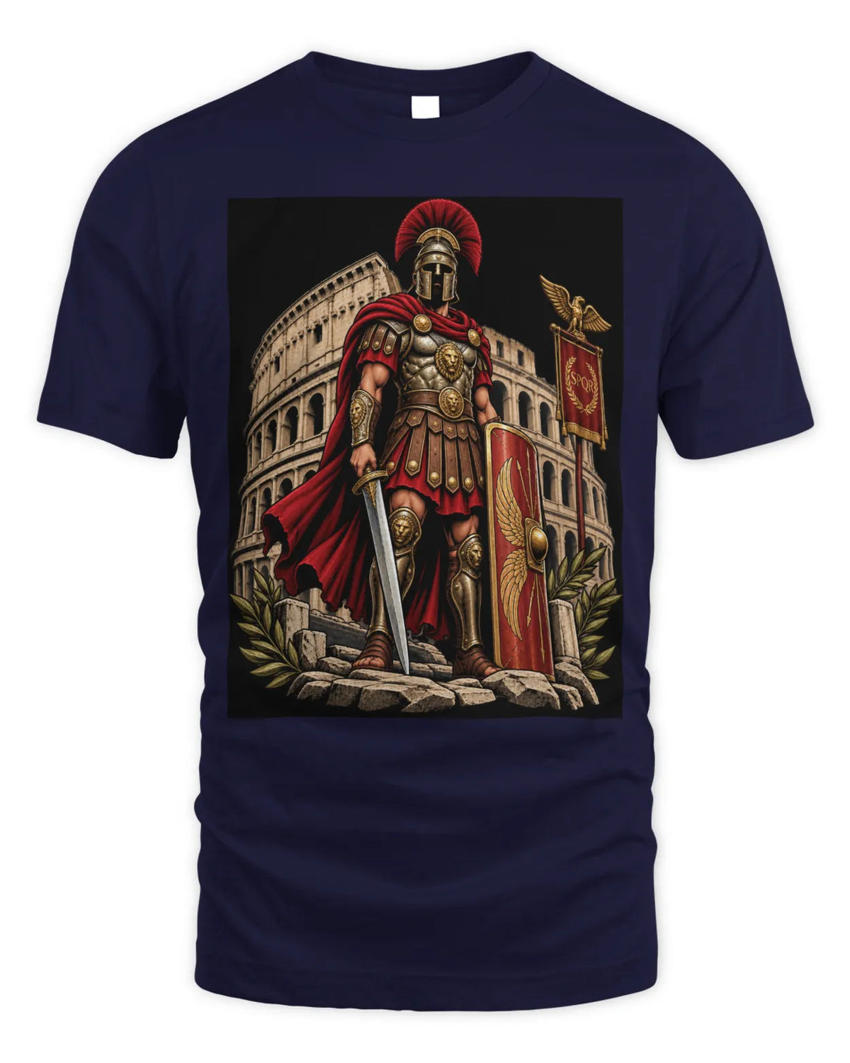 Rome T-Shirt,Front and Back Print.